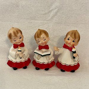 Vintage Josef Originals Set of Three Choir Boy Figurines